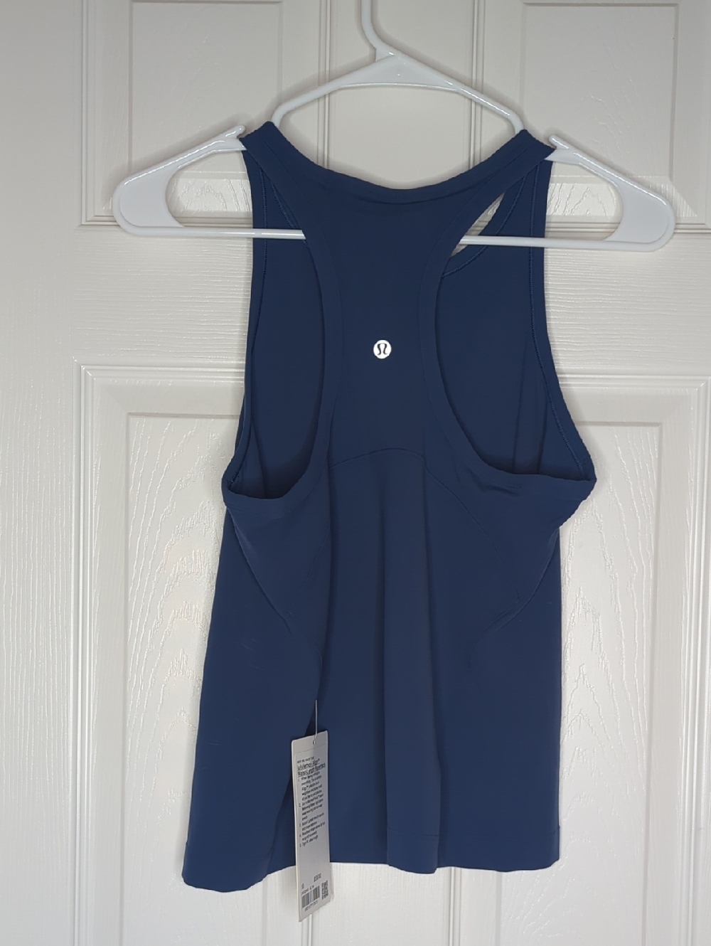 Lululemon Align Waist-Length Racerback In Blue Twill Size 10 - Picture 2 of 6